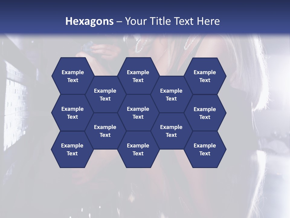 Alcohol Girls Beauty PowerPoint Template