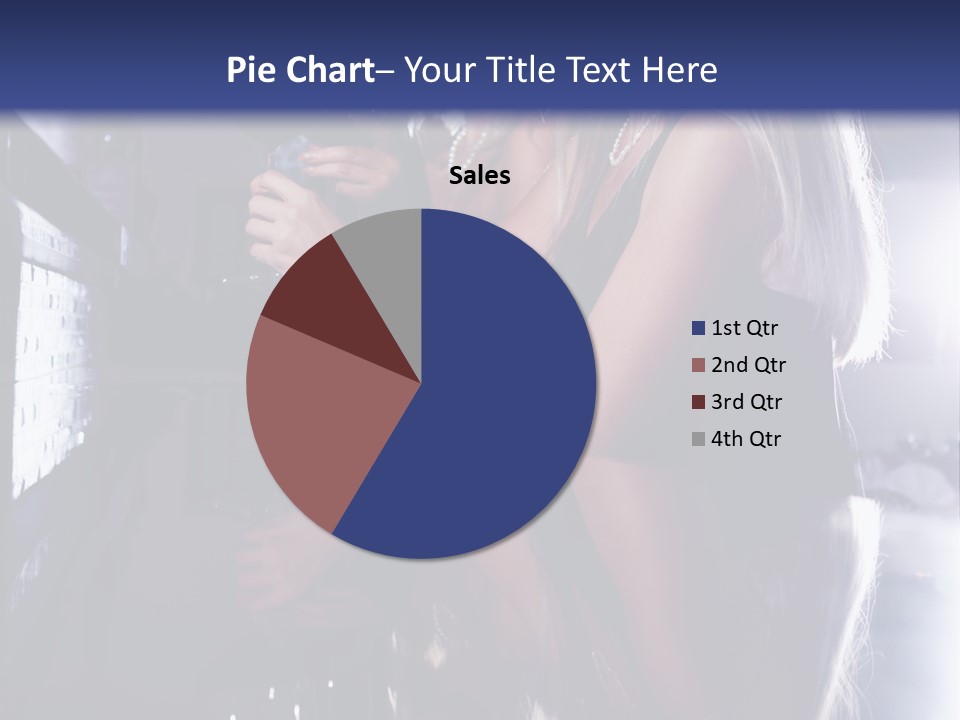 Alcohol Girls Beauty PowerPoint Template