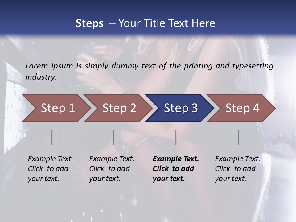 Alcohol Girls Beauty PowerPoint Template