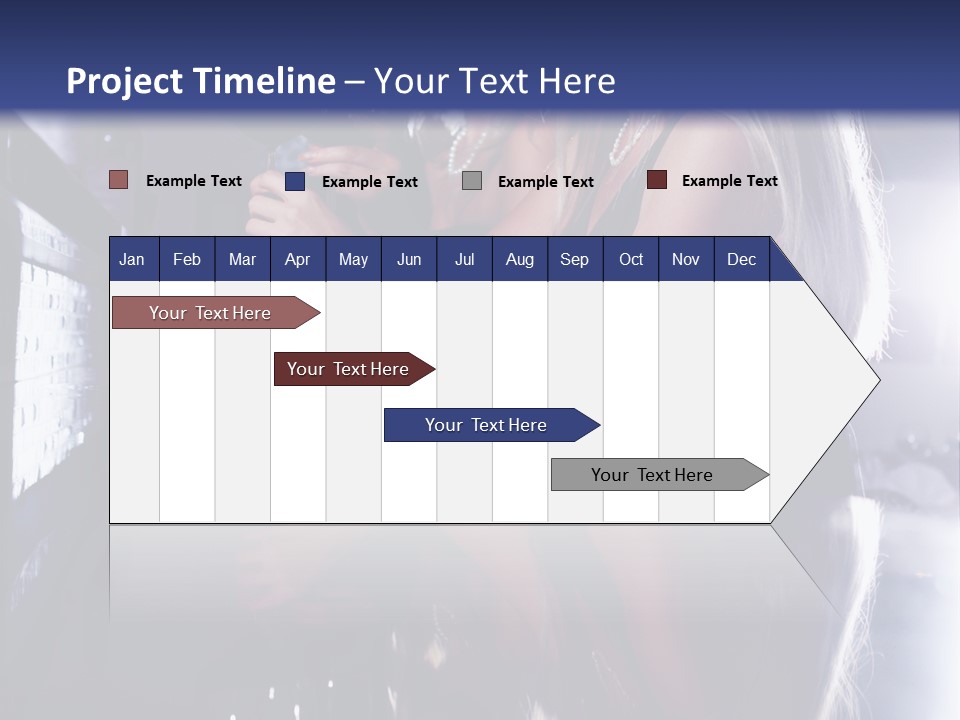 Alcohol Girls Beauty PowerPoint Template