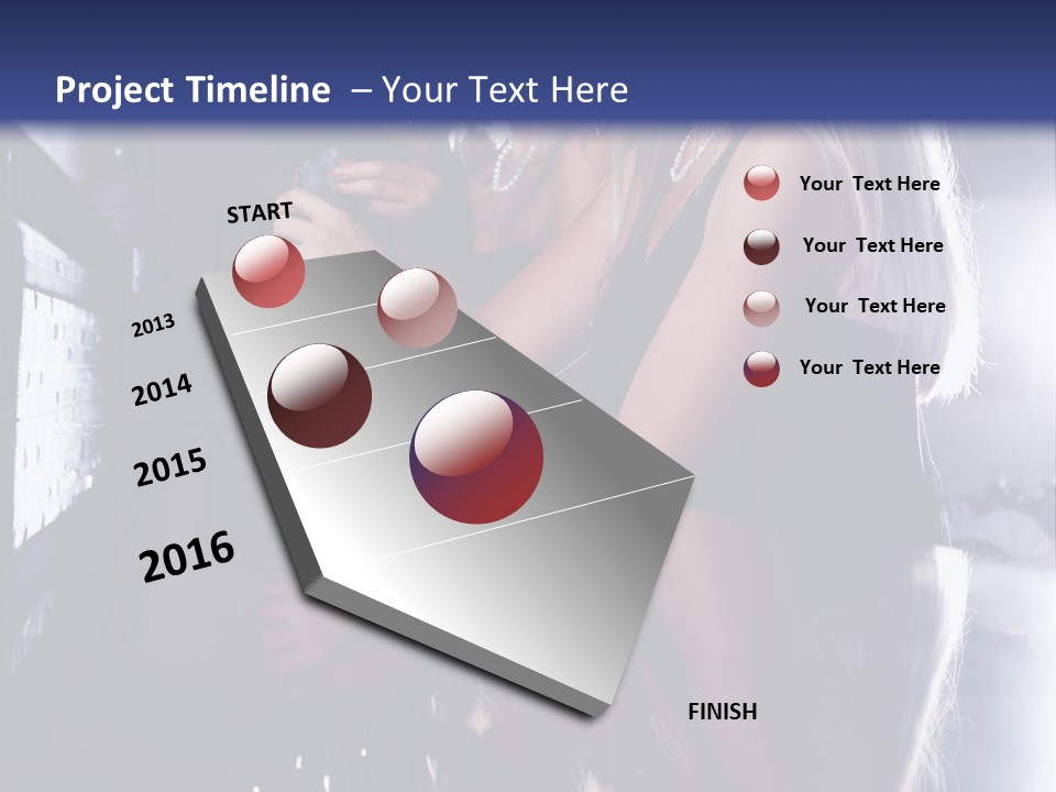 Alcohol Girls Beauty PowerPoint Template