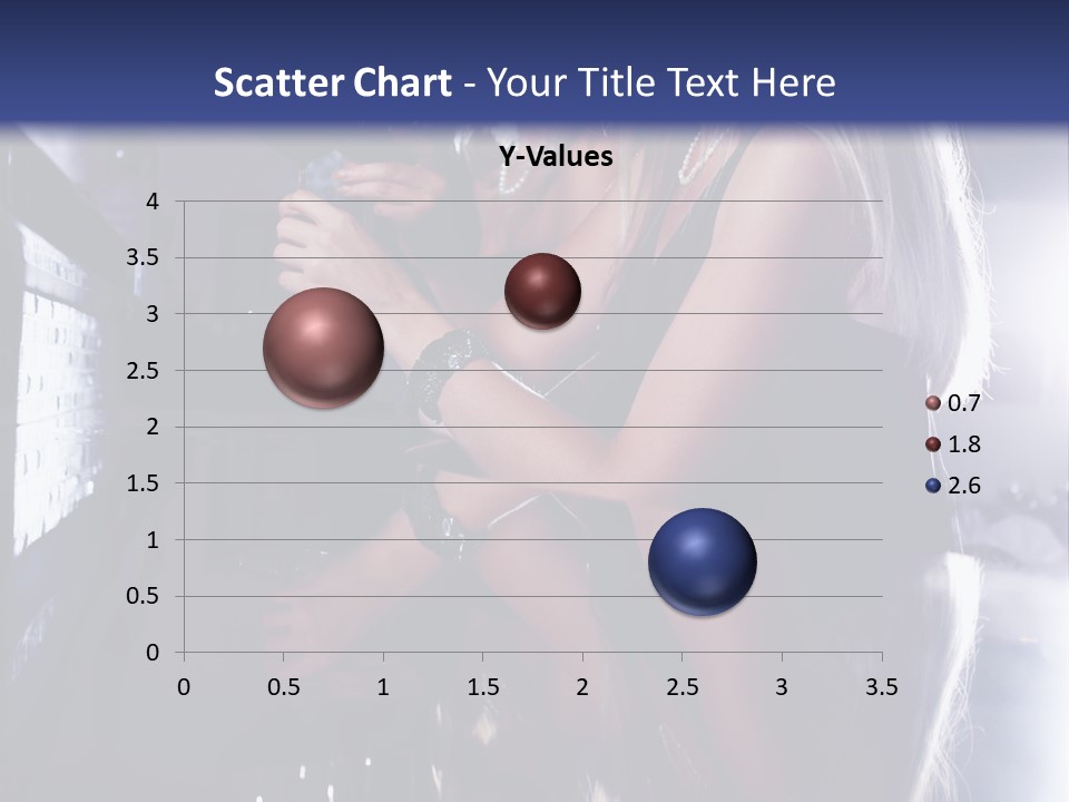 Alcohol Girls Beauty PowerPoint Template