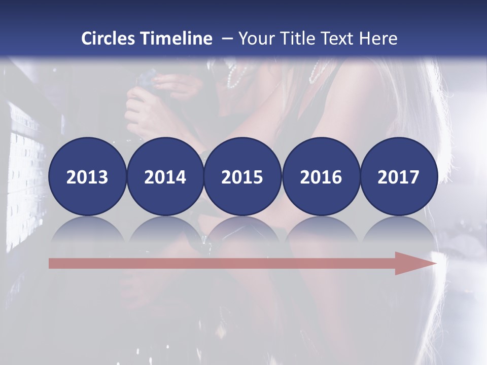 Alcohol Girls Beauty PowerPoint Template