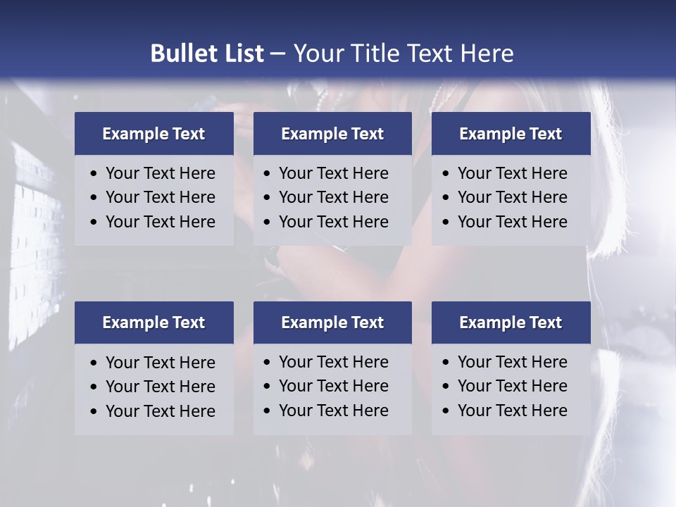 Alcohol Girls Beauty PowerPoint Template