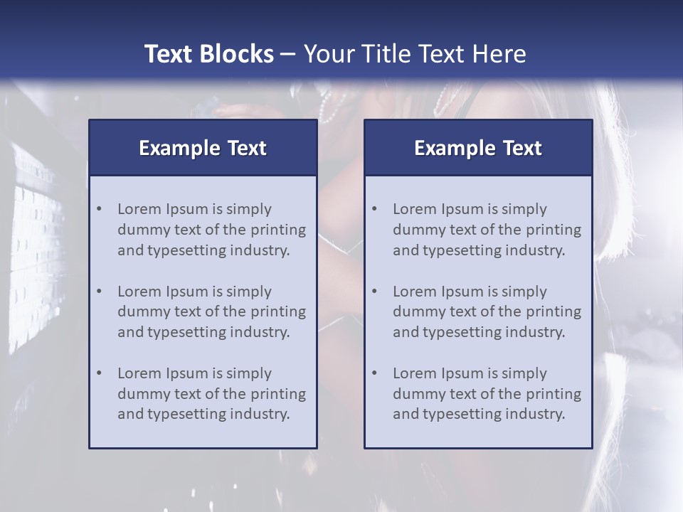 Alcohol Girls Beauty PowerPoint Template