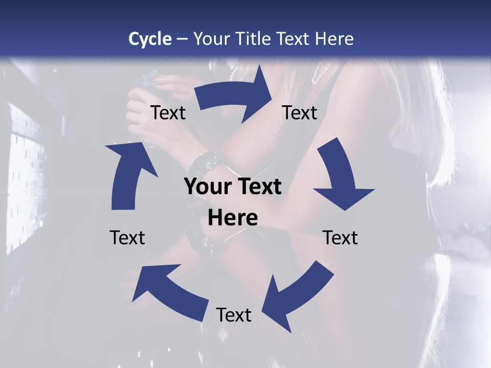 Alcohol Girls Beauty PowerPoint Template