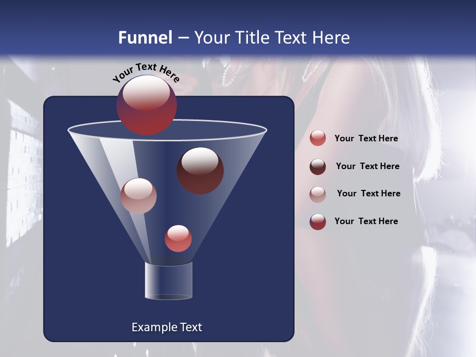 Alcohol Girls Beauty PowerPoint Template