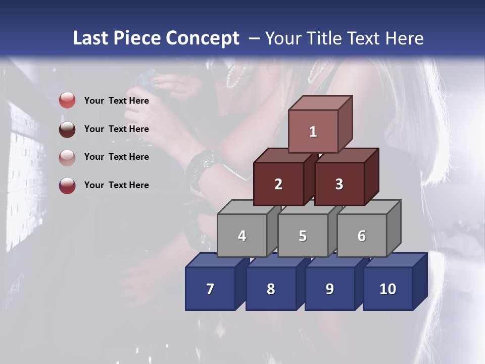 Alcohol Girls Beauty PowerPoint Template