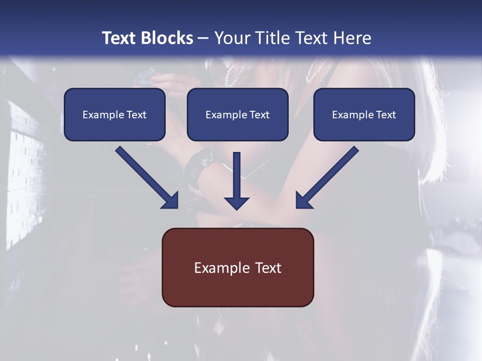 Alcohol Girls Beauty PowerPoint Template