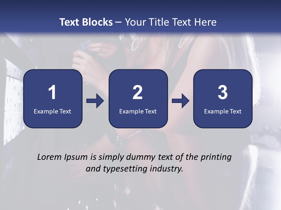 Alcohol Girls Beauty PowerPoint Template