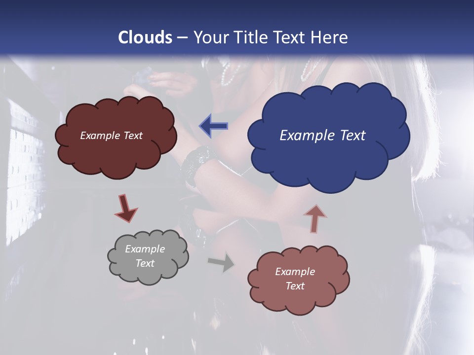 Alcohol Girls Beauty PowerPoint Template