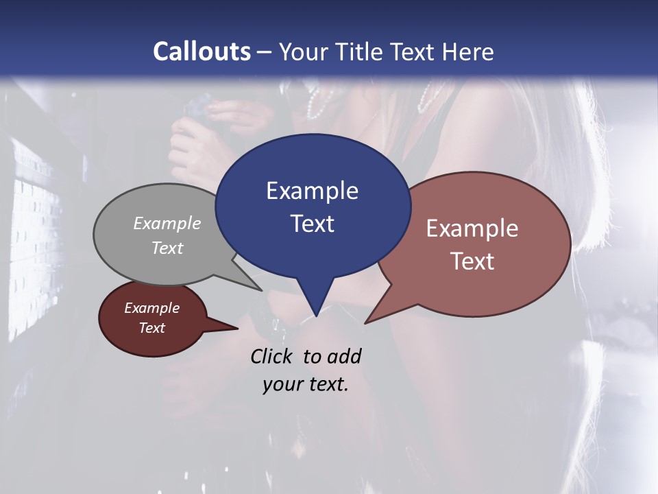 Alcohol Girls Beauty PowerPoint Template