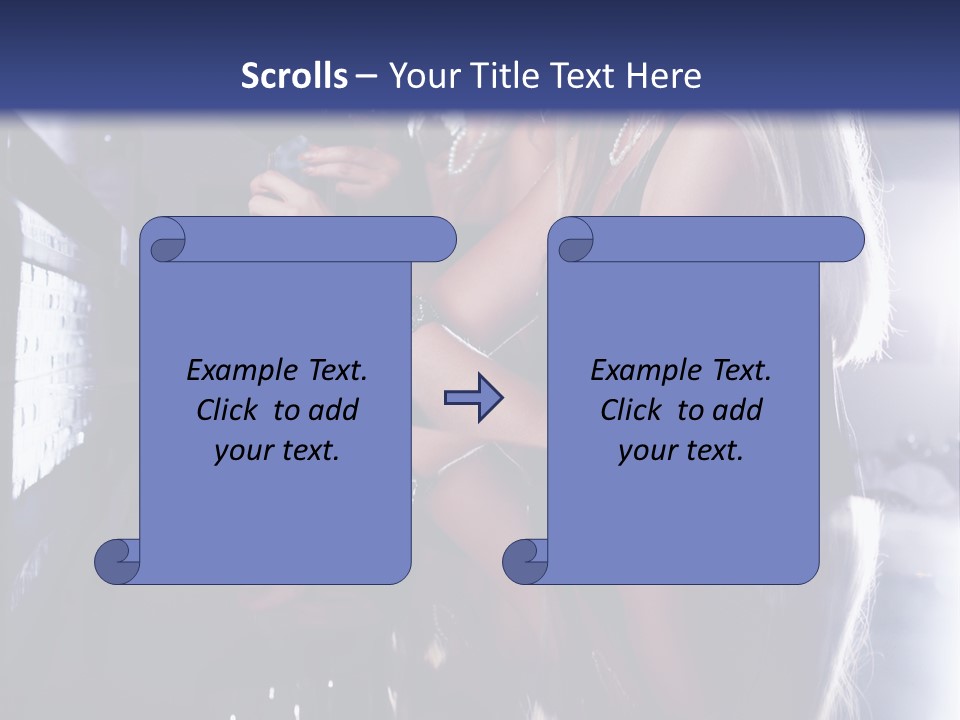 Alcohol Girls Beauty PowerPoint Template