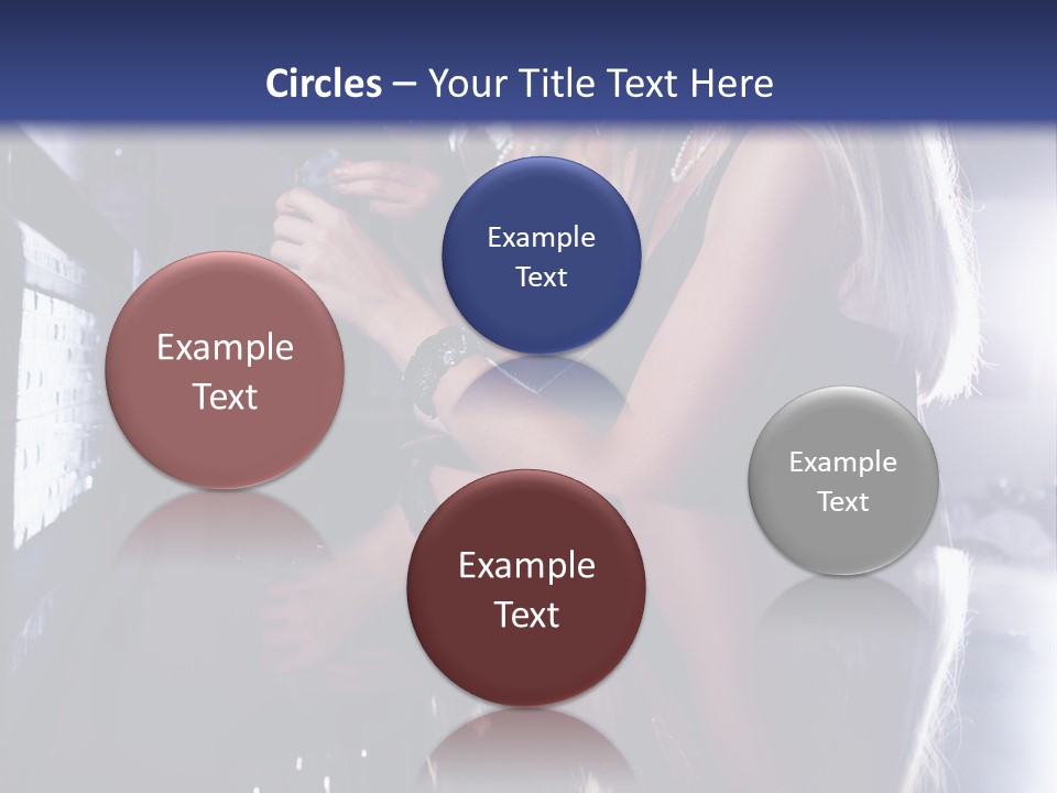 Alcohol Girls Beauty PowerPoint Template