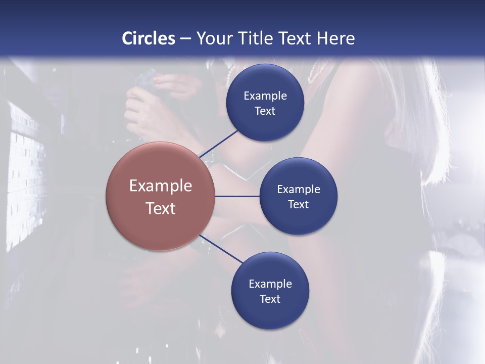 Alcohol Girls Beauty PowerPoint Template