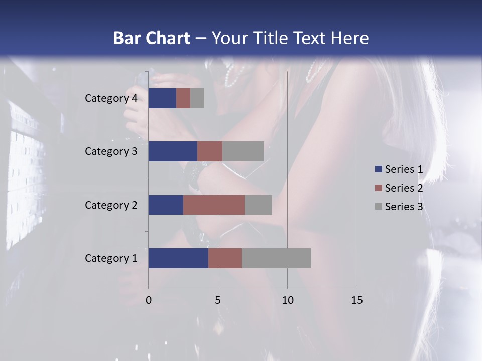 Alcohol Girls Beauty PowerPoint Template