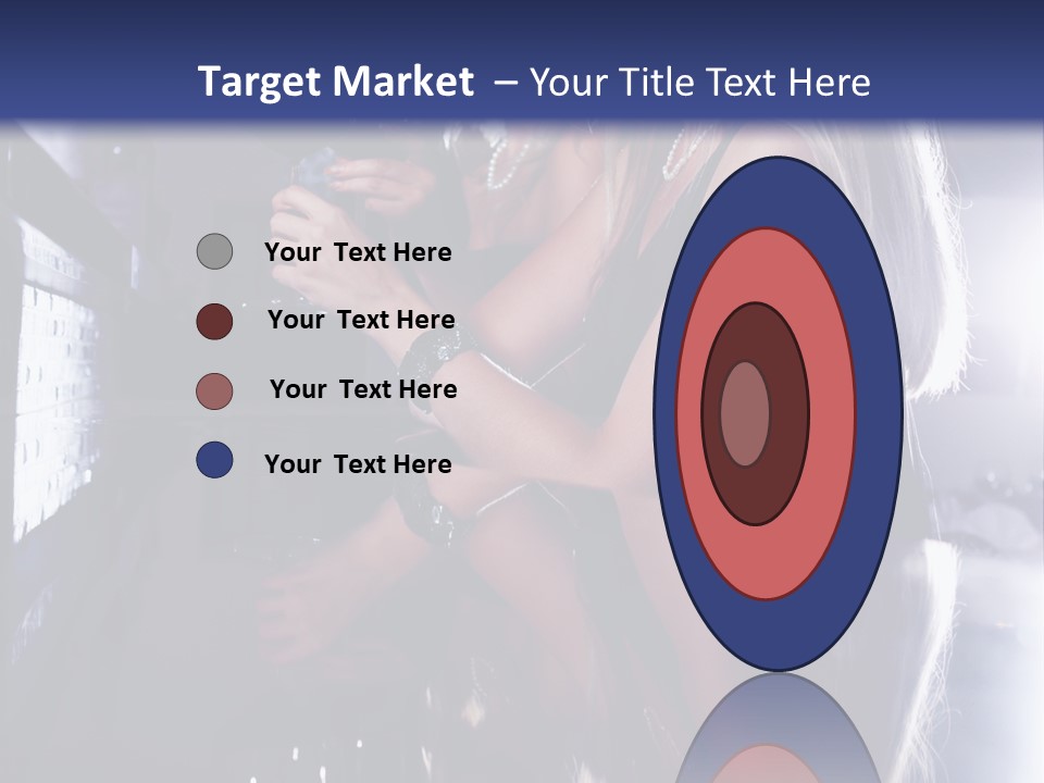 Alcohol Girls Beauty PowerPoint Template