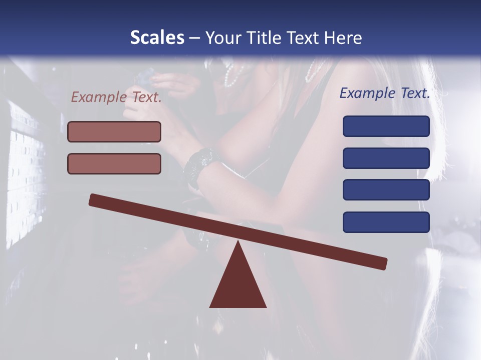 Alcohol Girls Beauty PowerPoint Template