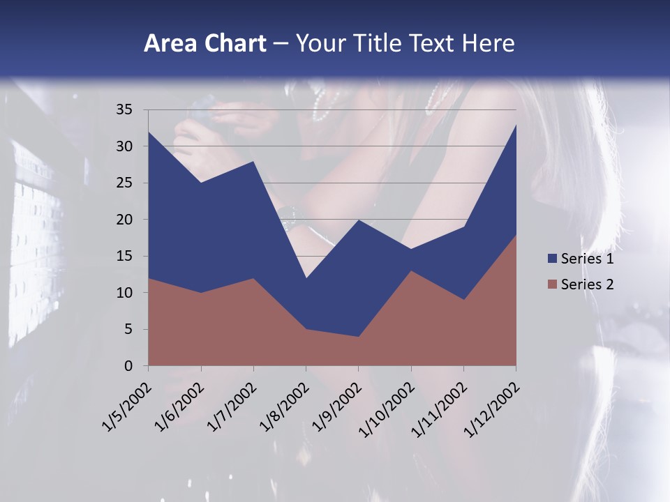 Alcohol Girls Beauty PowerPoint Template