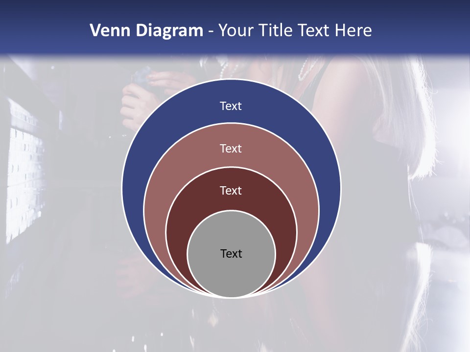 Alcohol Girls Beauty PowerPoint Template