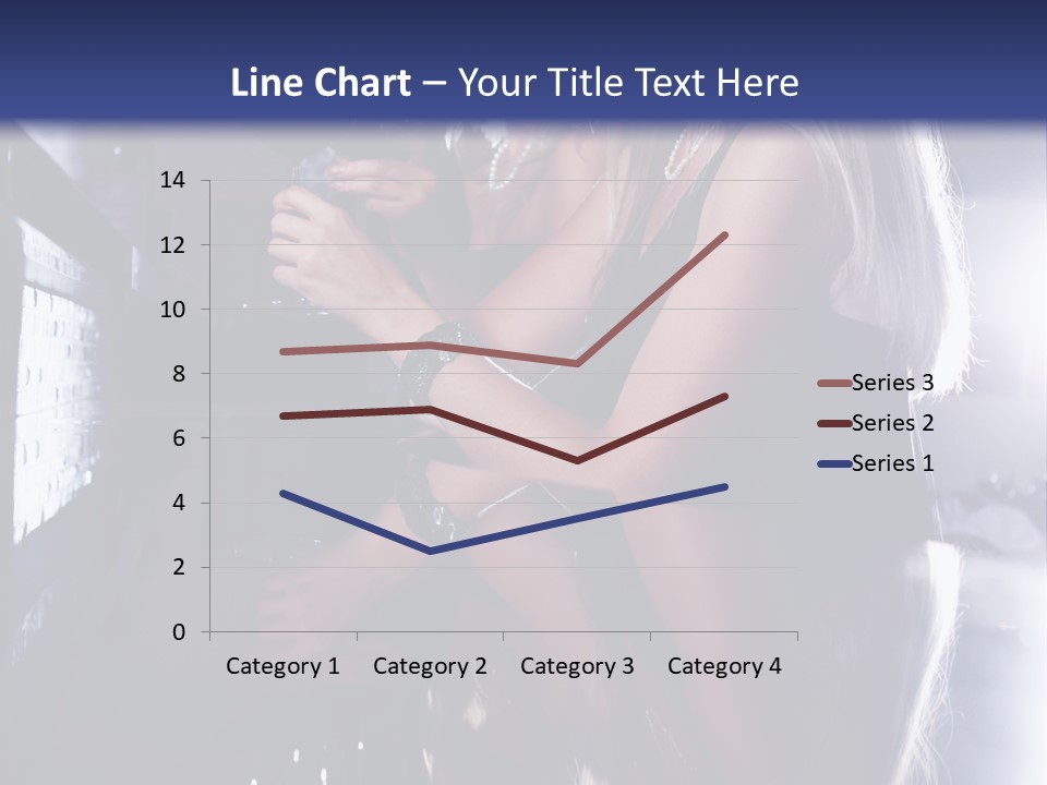 Alcohol Girls Beauty PowerPoint Template