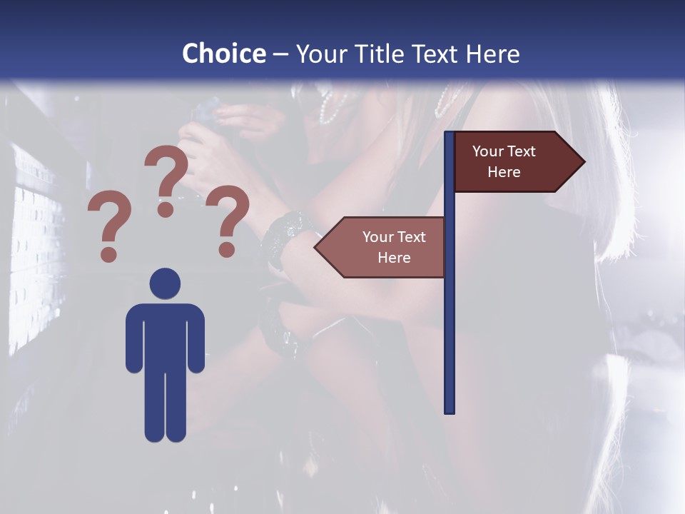 Alcohol Girls Beauty PowerPoint Template