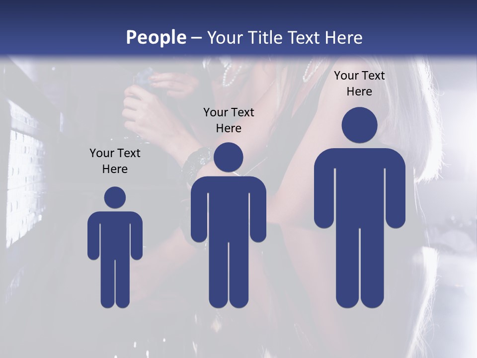 Alcohol Girls Beauty PowerPoint Template