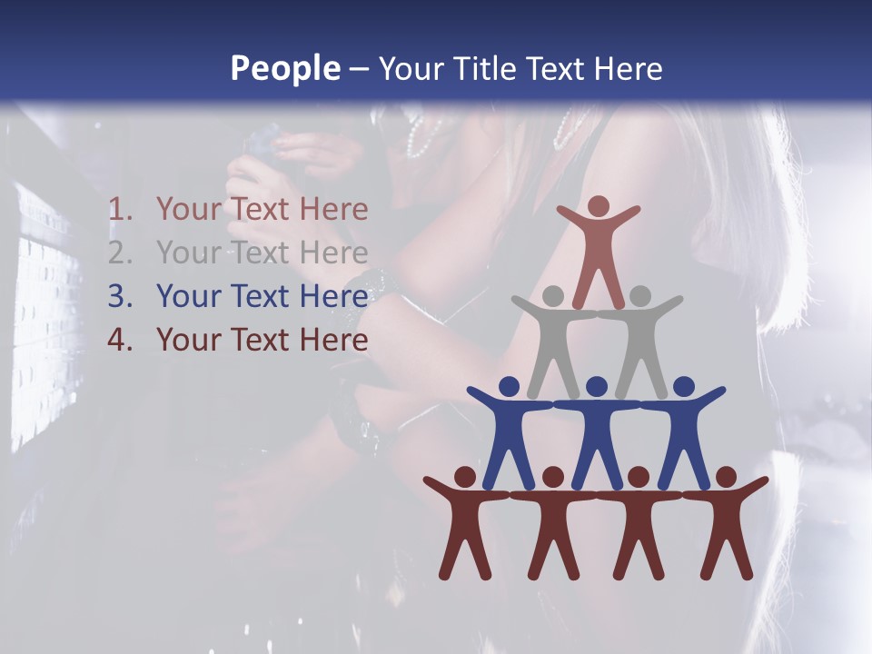 Alcohol Girls Beauty PowerPoint Template