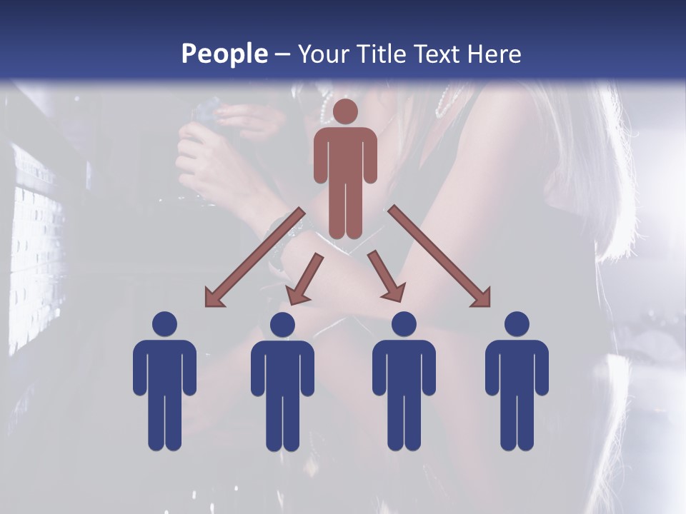 Alcohol Girls Beauty PowerPoint Template