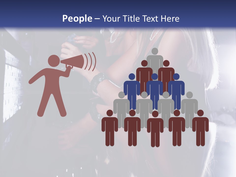 Alcohol Girls Beauty PowerPoint Template