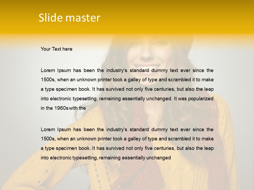 Long Board Autumn PowerPoint Template