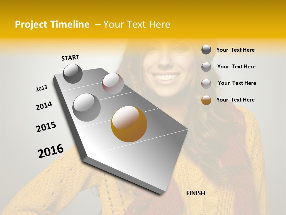 Long Board Autumn PowerPoint Template