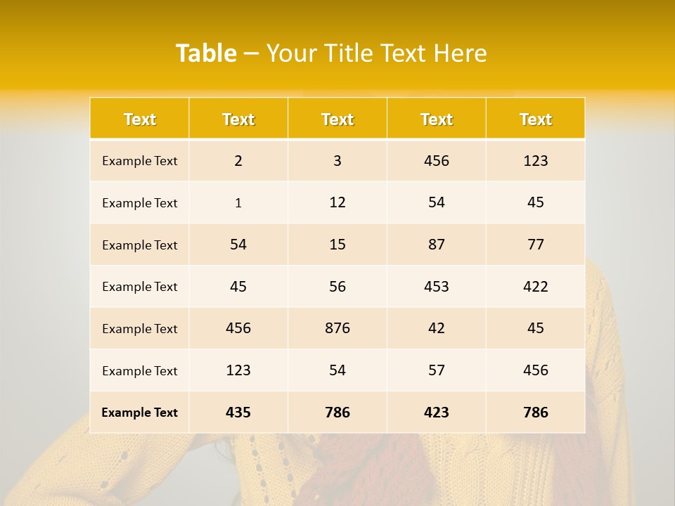 Long Board Autumn PowerPoint Template