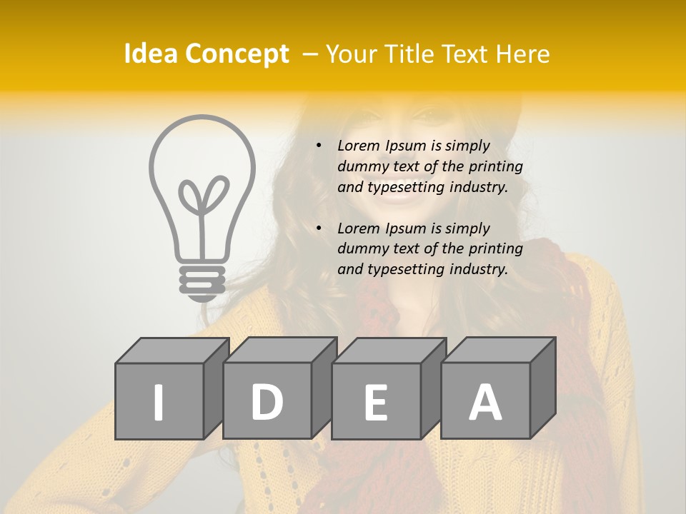 Long Board Autumn PowerPoint Template