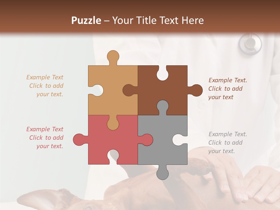 Vet Pet Man PowerPoint Template