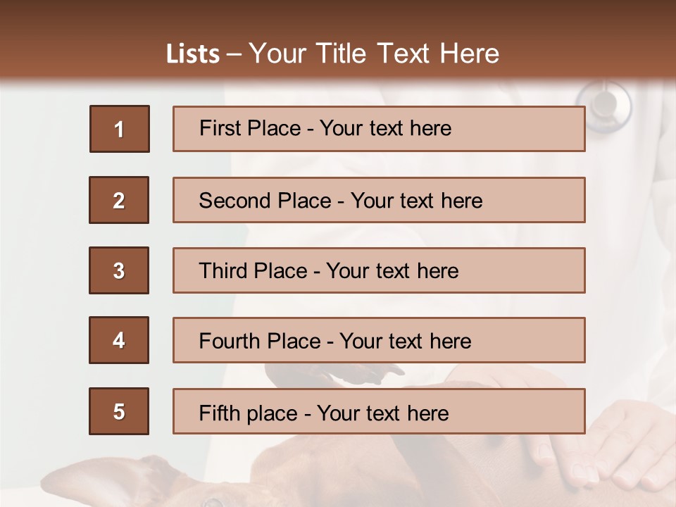 Vet Pet Man PowerPoint Template