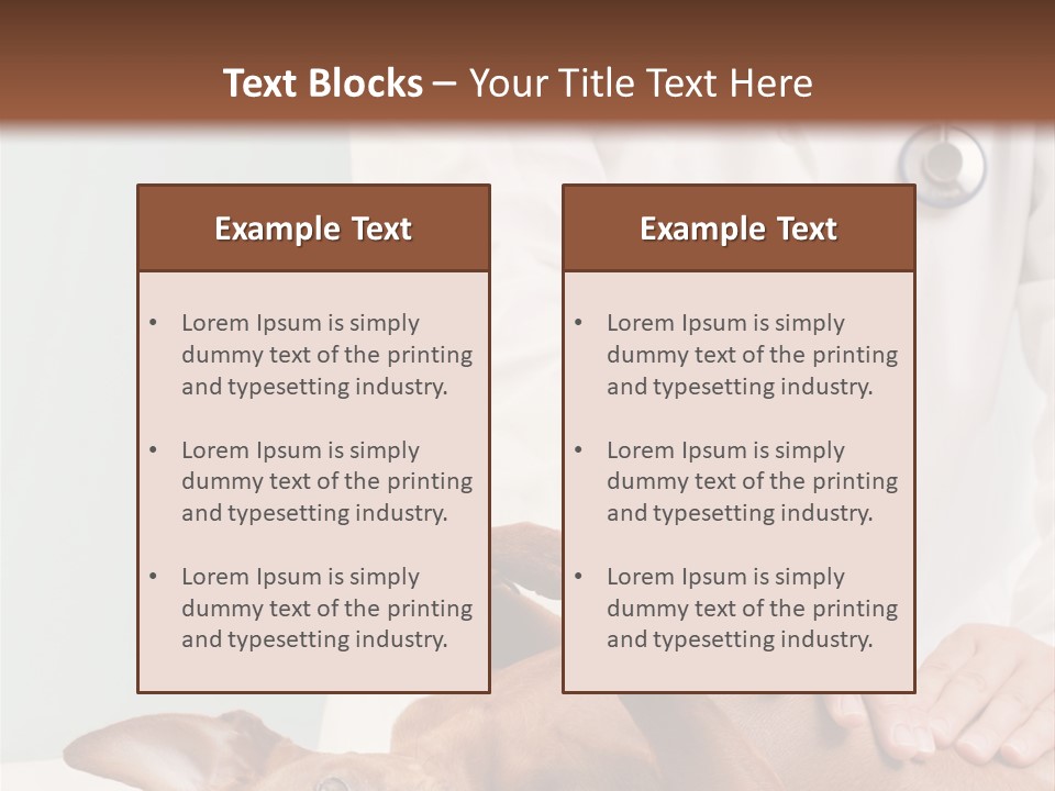 Vet Pet Man PowerPoint Template