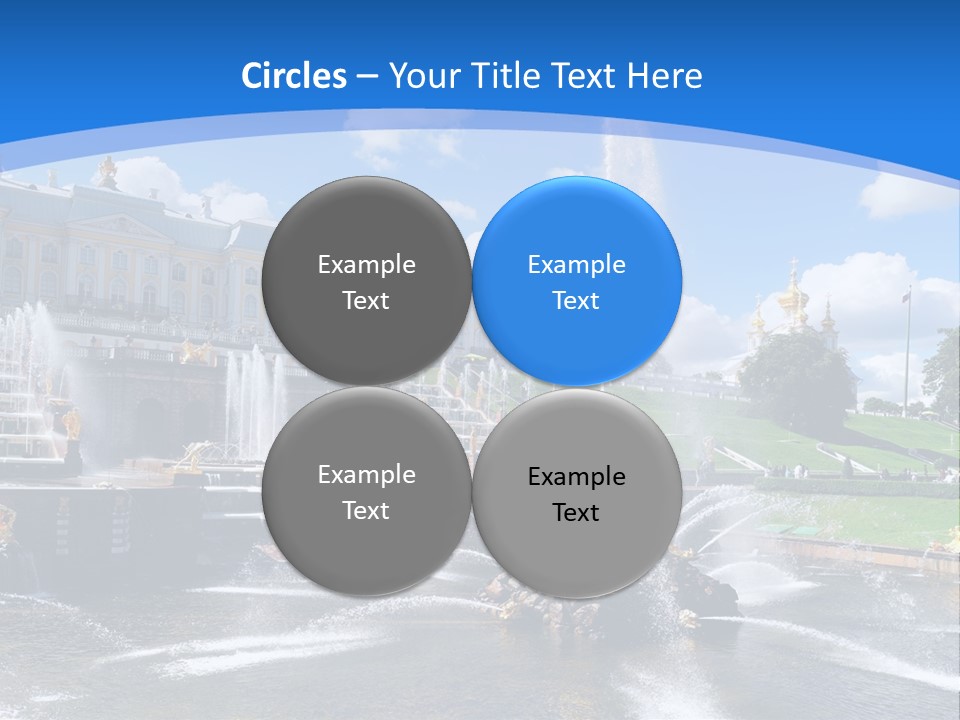 Large Garden Park PowerPoint Template