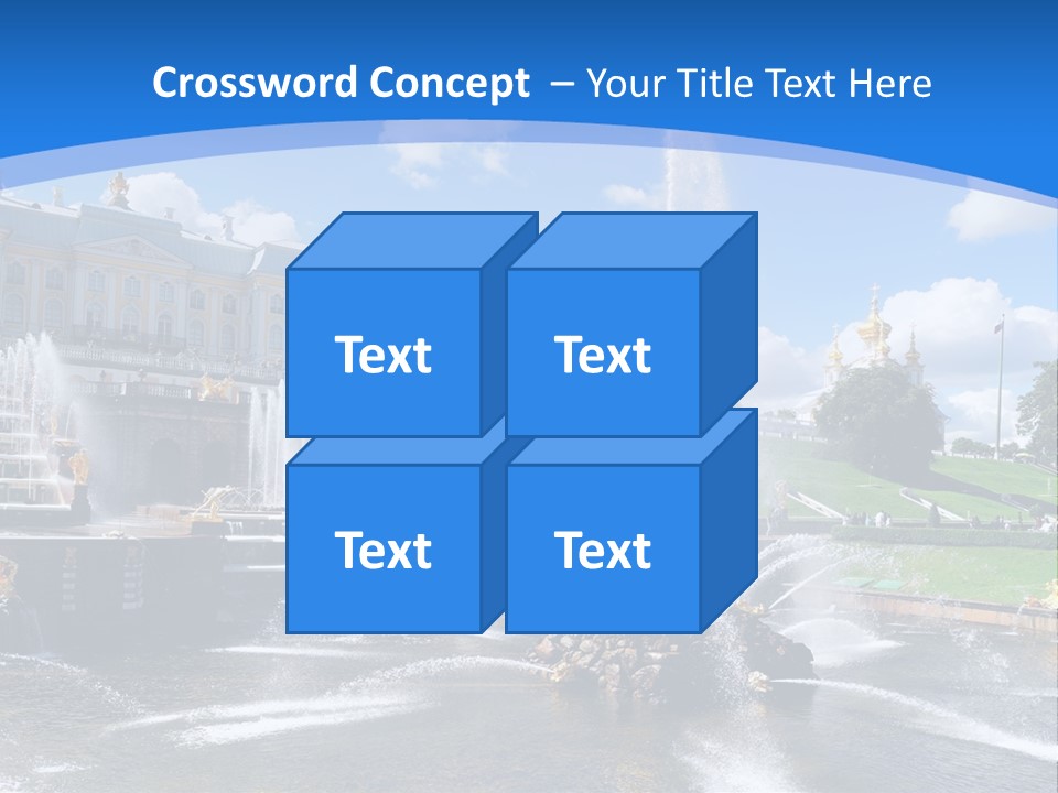 Large Garden Park PowerPoint Template