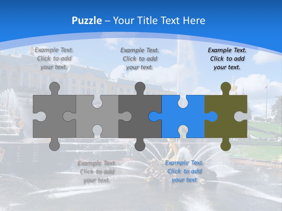 Large Garden Park PowerPoint Template