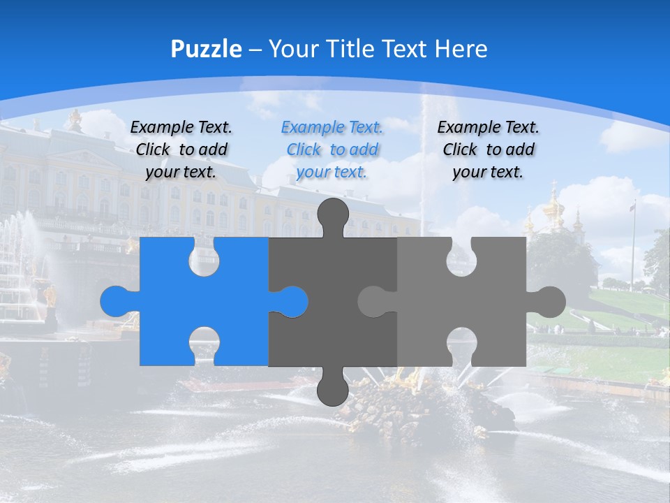 Large Garden Park PowerPoint Template