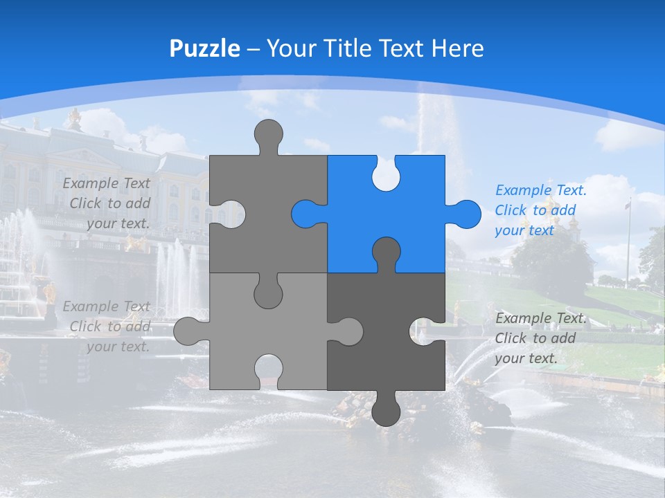 Large Garden Park PowerPoint Template