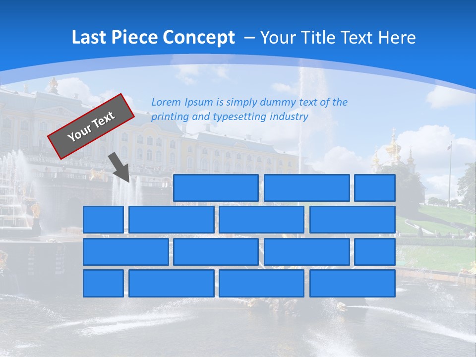 Large Garden Park PowerPoint Template