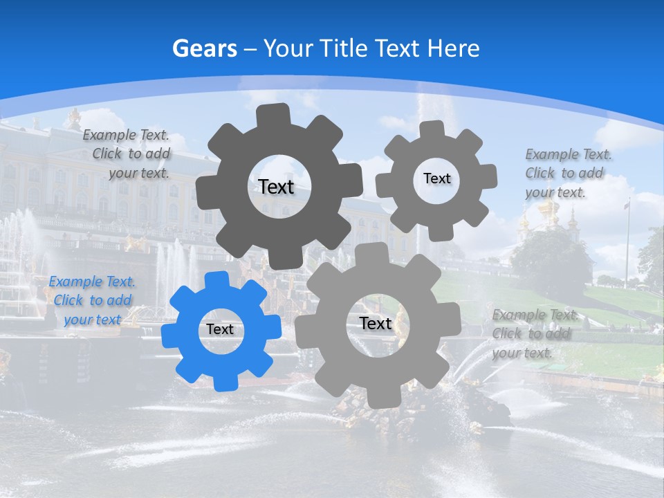 Large Garden Park PowerPoint Template