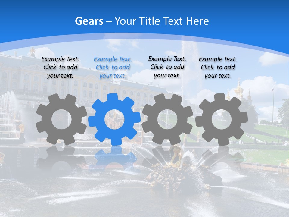 Large Garden Park PowerPoint Template