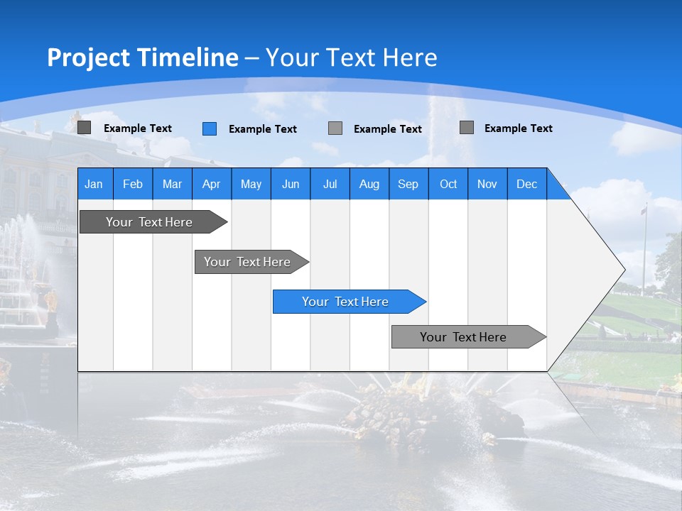 Large Garden Park PowerPoint Template