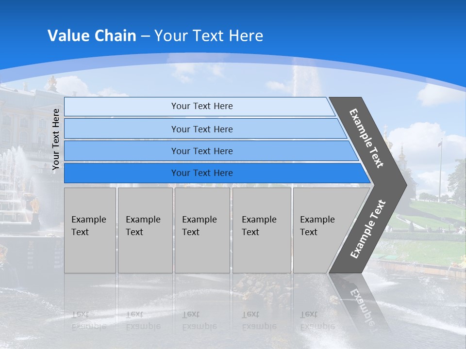 Large Garden Park PowerPoint Template