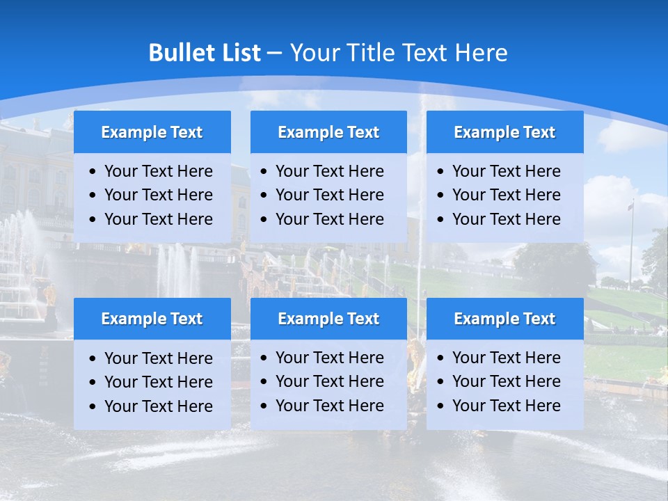 Large Garden Park PowerPoint Template