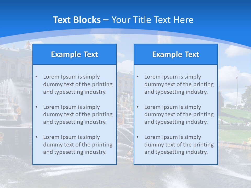 Large Garden Park PowerPoint Template