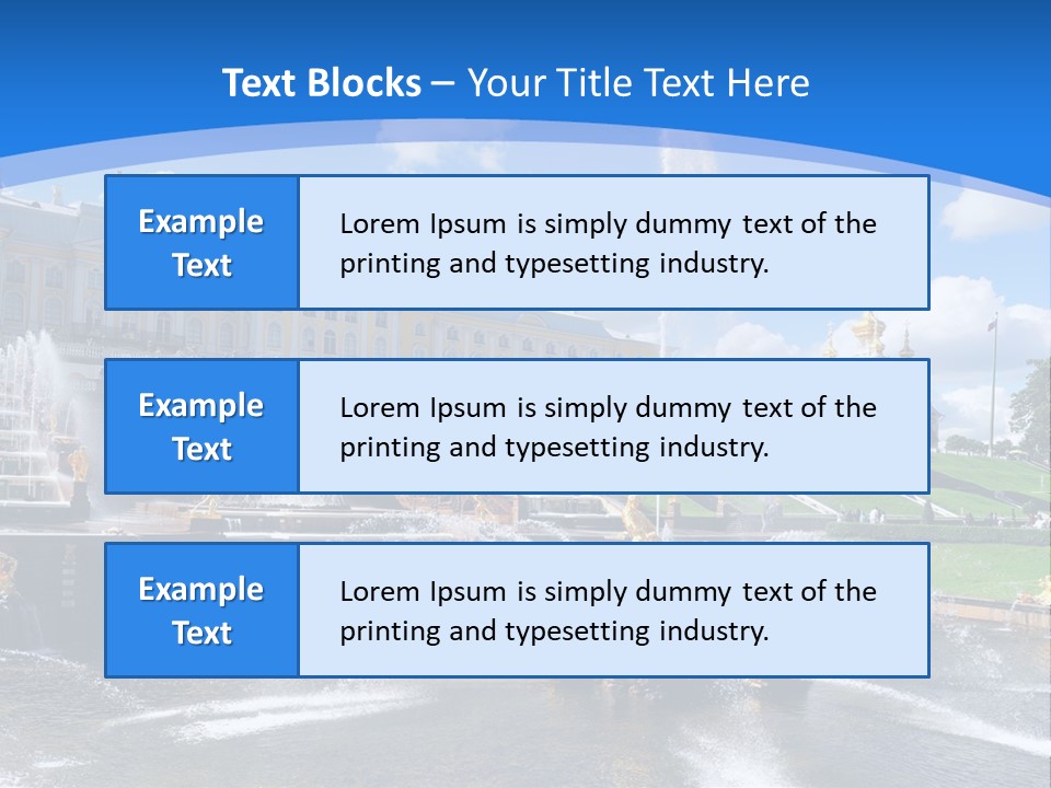 Large Garden Park PowerPoint Template